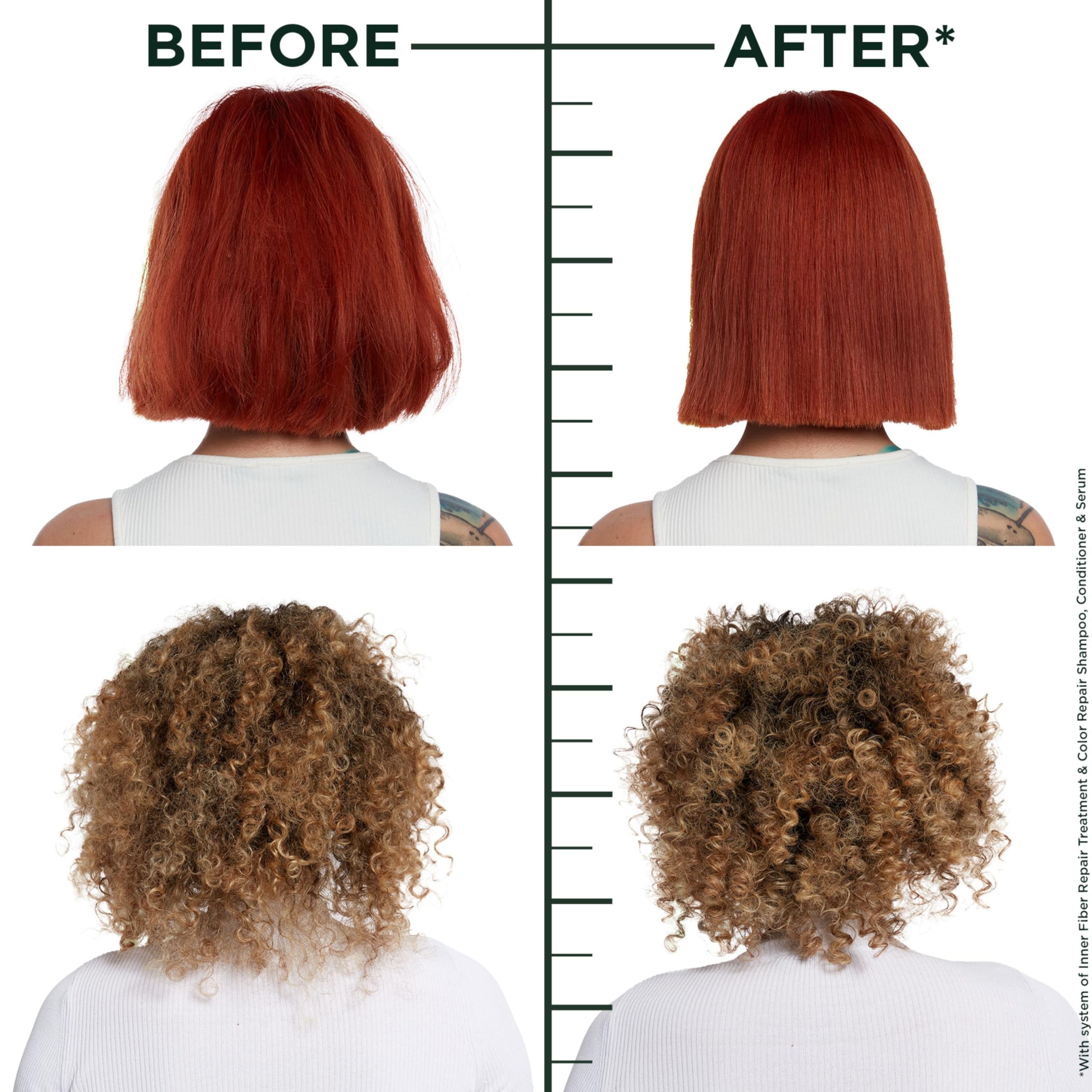 Garnier Fructis Sérum Reparación Color, cabello tintado luce más vibrante.