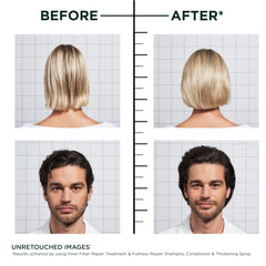 Champú Garnier Fructis, reparación y volumen para cabello.