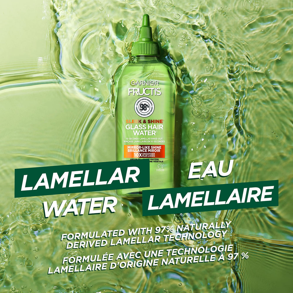 Garnier Fructis Glass Hair Water apto para cabello teñido