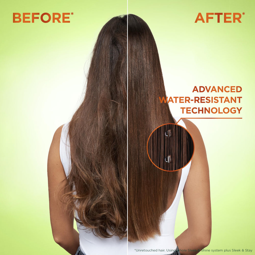 Acondicionador Garnier Fructis con keratina vegetal, nutrición ligera para el cabello.
