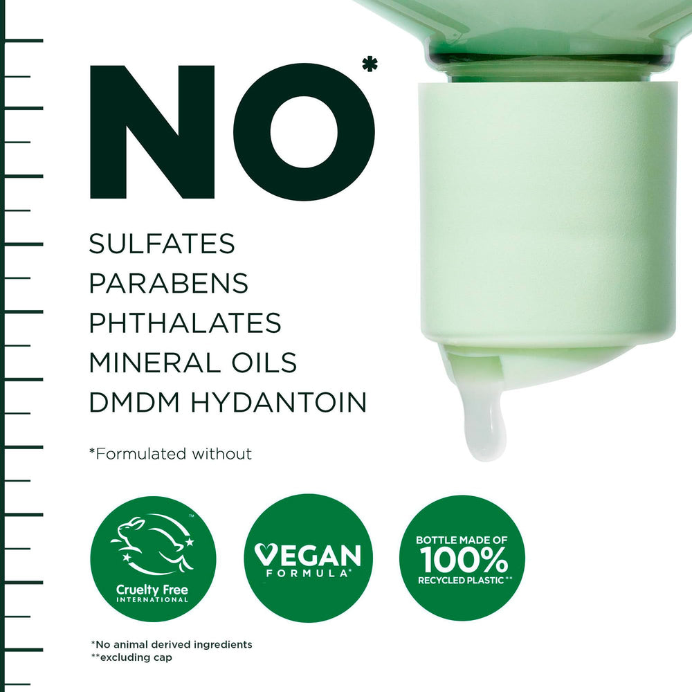 Garnier Fructis textura suave tras usar el acondicionador.