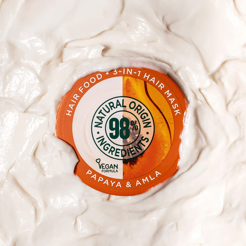 Garnier Hair Food Papaya 3-en-1: aplicación como acondicionador para desenredar