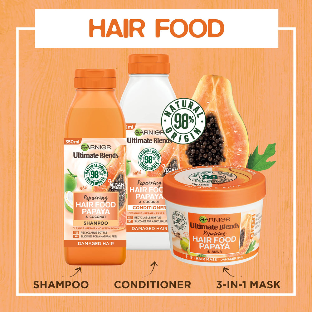 Garnier Hair Food Papaya 3-en-1: aroma frutal que mejora la experiencia de cuidado