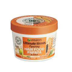 Garnier Hair Food Papaya 3-en-1: envase práctico de 390 ml para tres usos