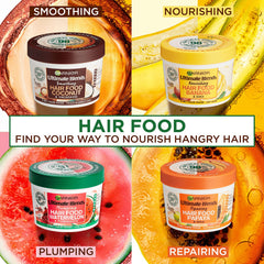 Garnier Hair Food Papaya 3-en-1: textura fundente que se funde al cabello