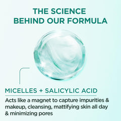 Garnier Micellar, rostro mate tras la limpieza durante el día