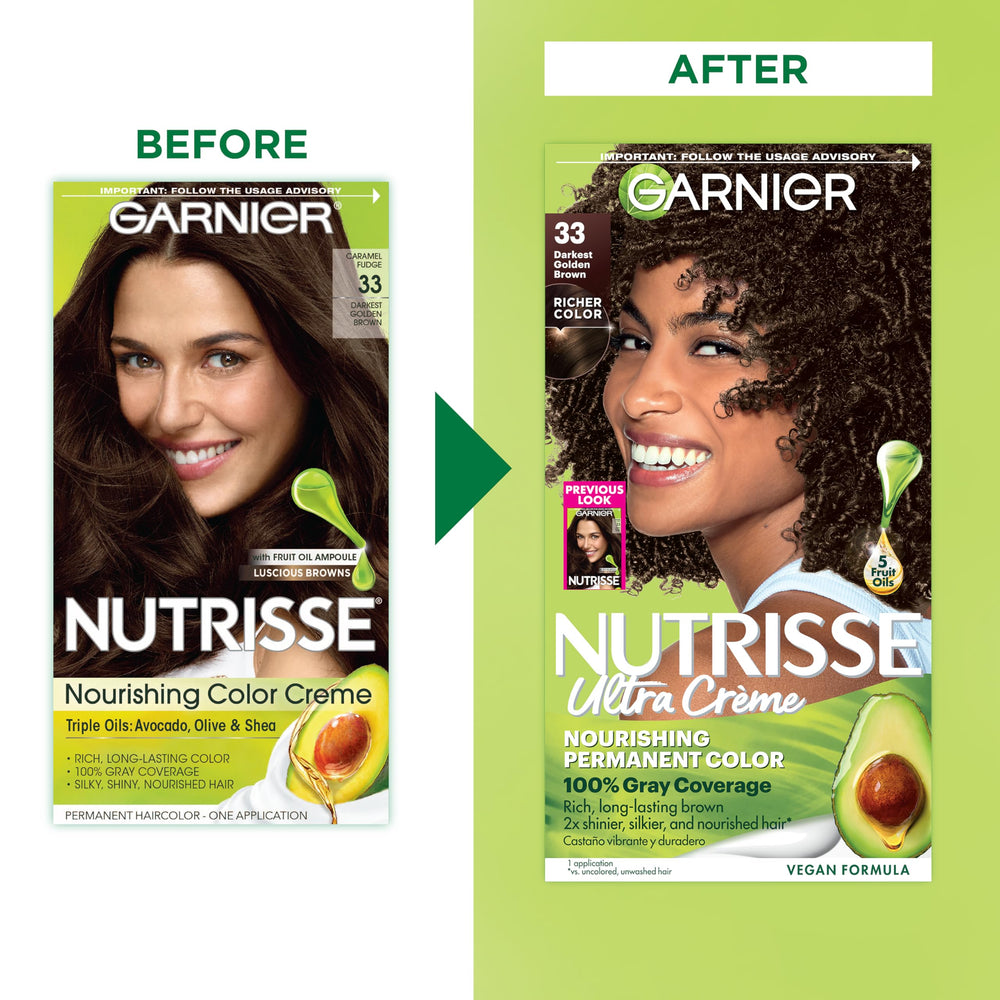 Garnier Nutrisse ampolla de aceites de fruta para nutrición durante coloración.