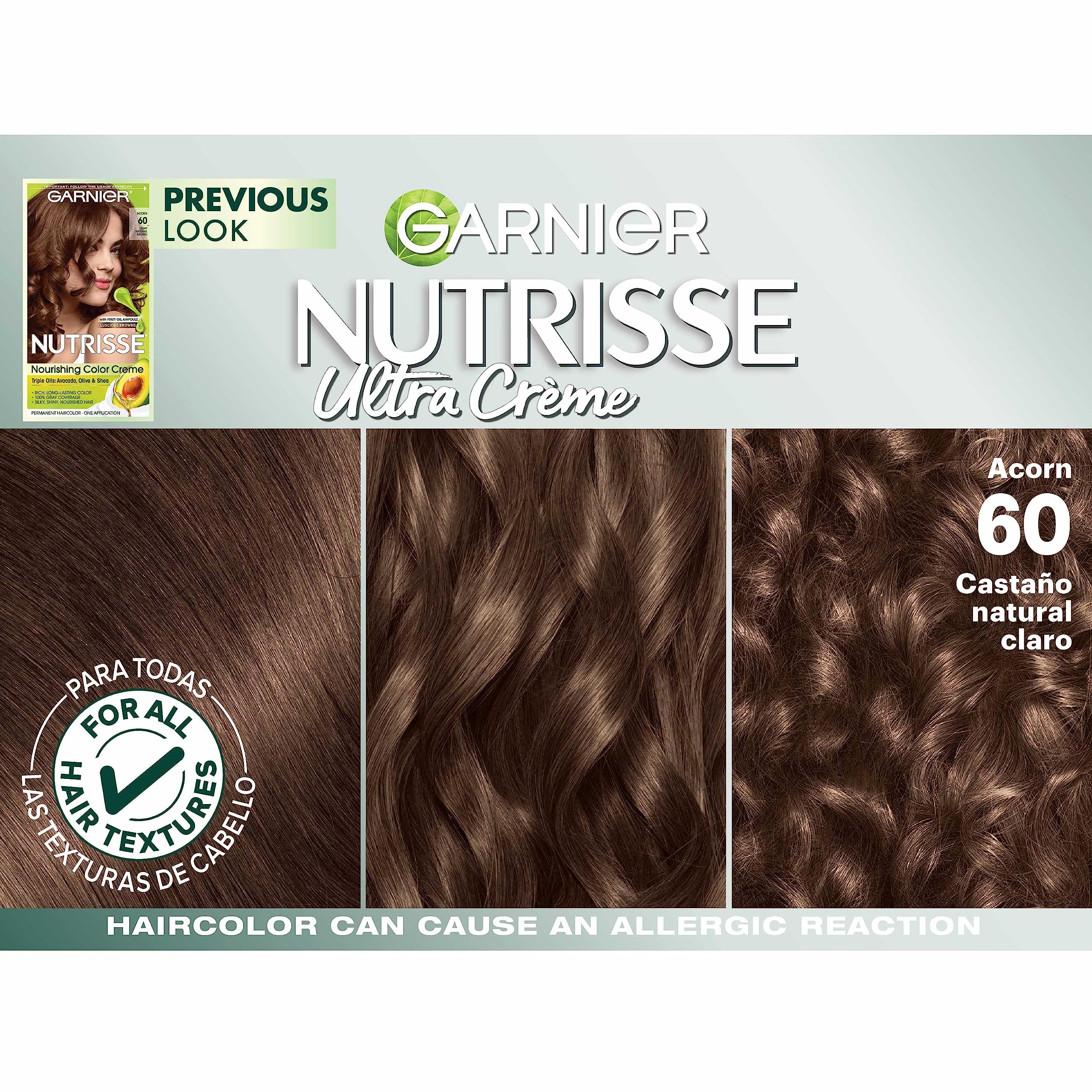 Garnier Nutrisse cabello nutricion profunda: aceites sellan humedad para cabello suave.