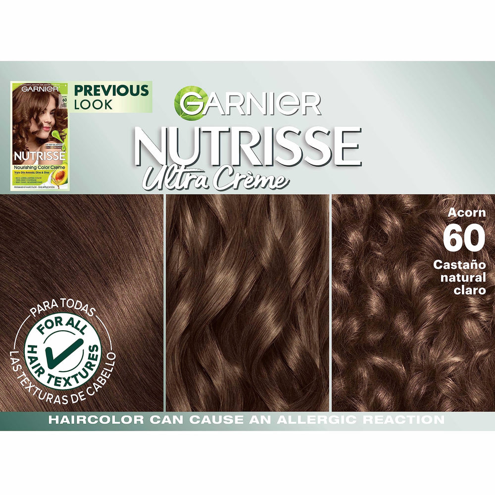 Garnier Nutrisse cabello nutricion profunda: aceites sellan humedad para cabello suave.