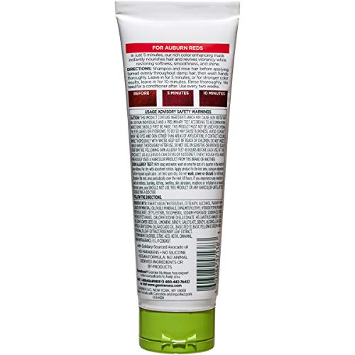 Garnier Nutrisse Color Reviver, aplicación en cabello, suavidad y brillo en minutos.