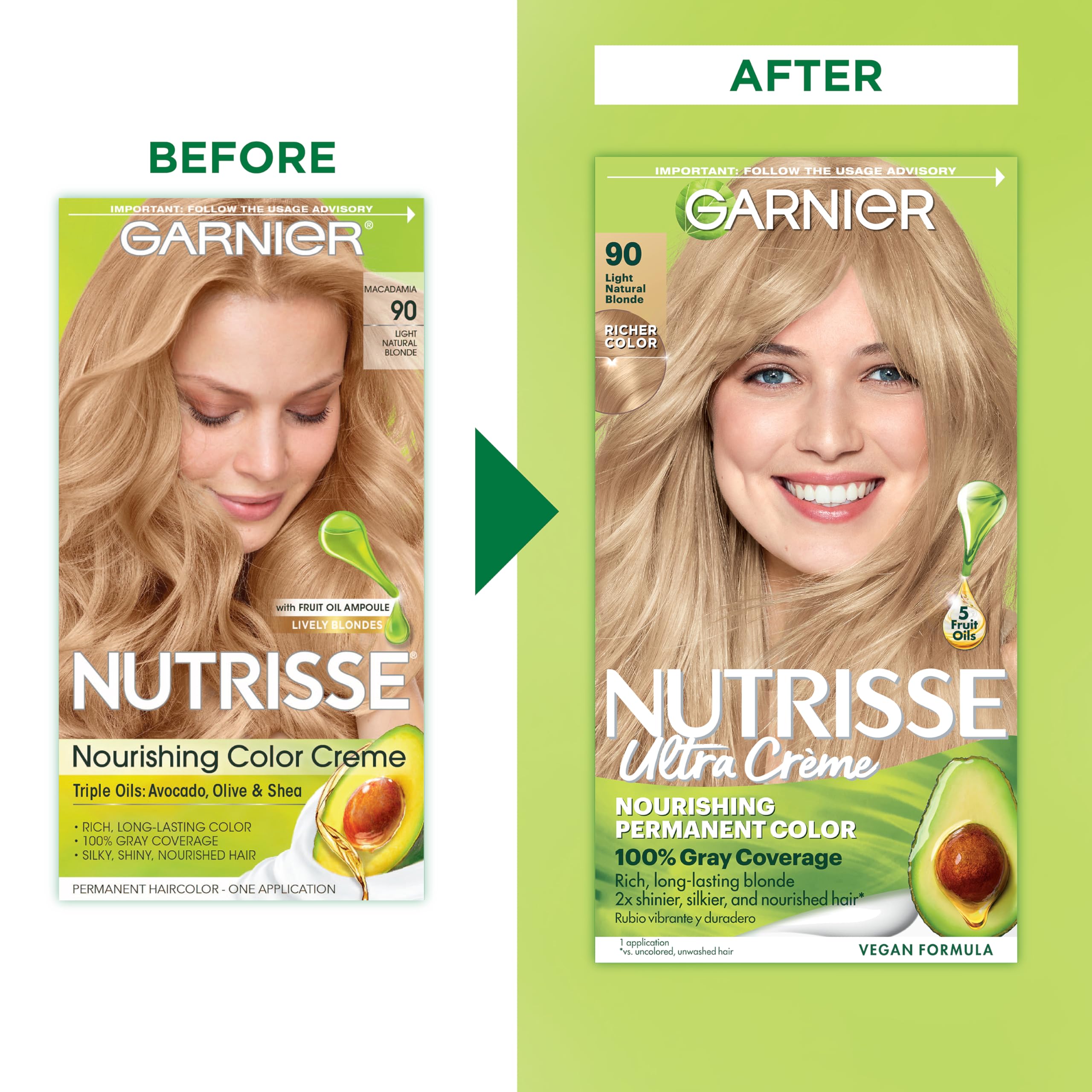 Garnier Nutrisse Condicionador Post-Color Aceites de Fruta: cabello suave y sellado.