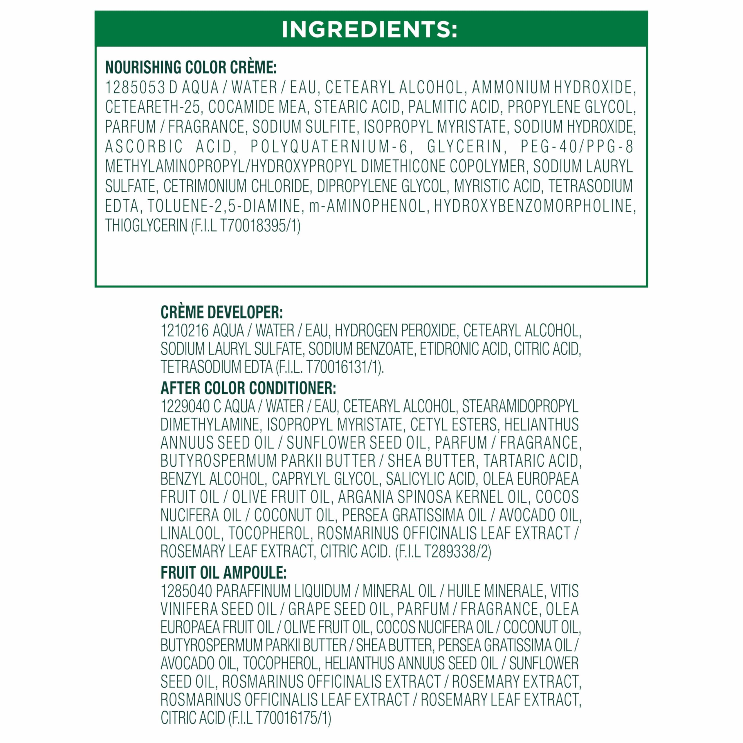 Empaque variado de Garnier Nutrisse según la tienda.