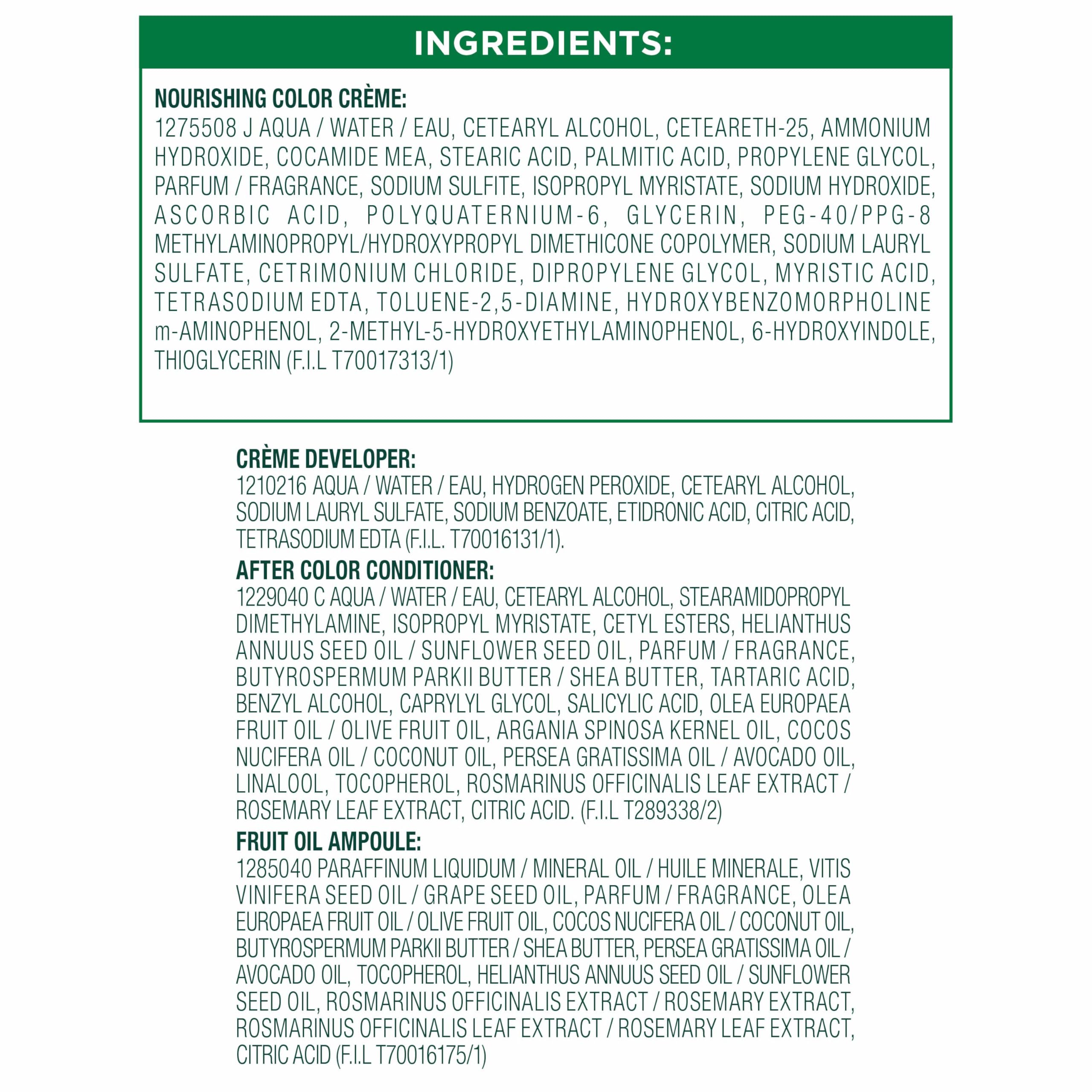 Garnier Nutrisse Resultados Radiantes sin resequedad aparente.