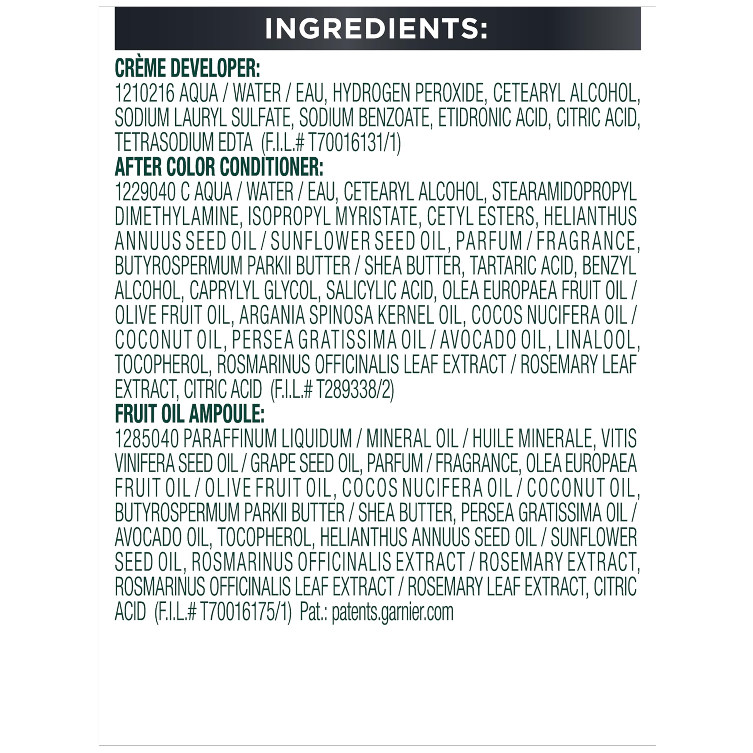 Garnier Nutrisse BL21, color vibrante que podría durar semanas.