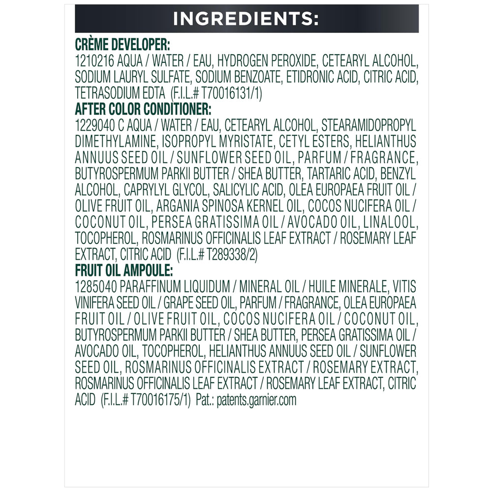 Garnier Nutrisse BL21, color vibrante que podría durar semanas.