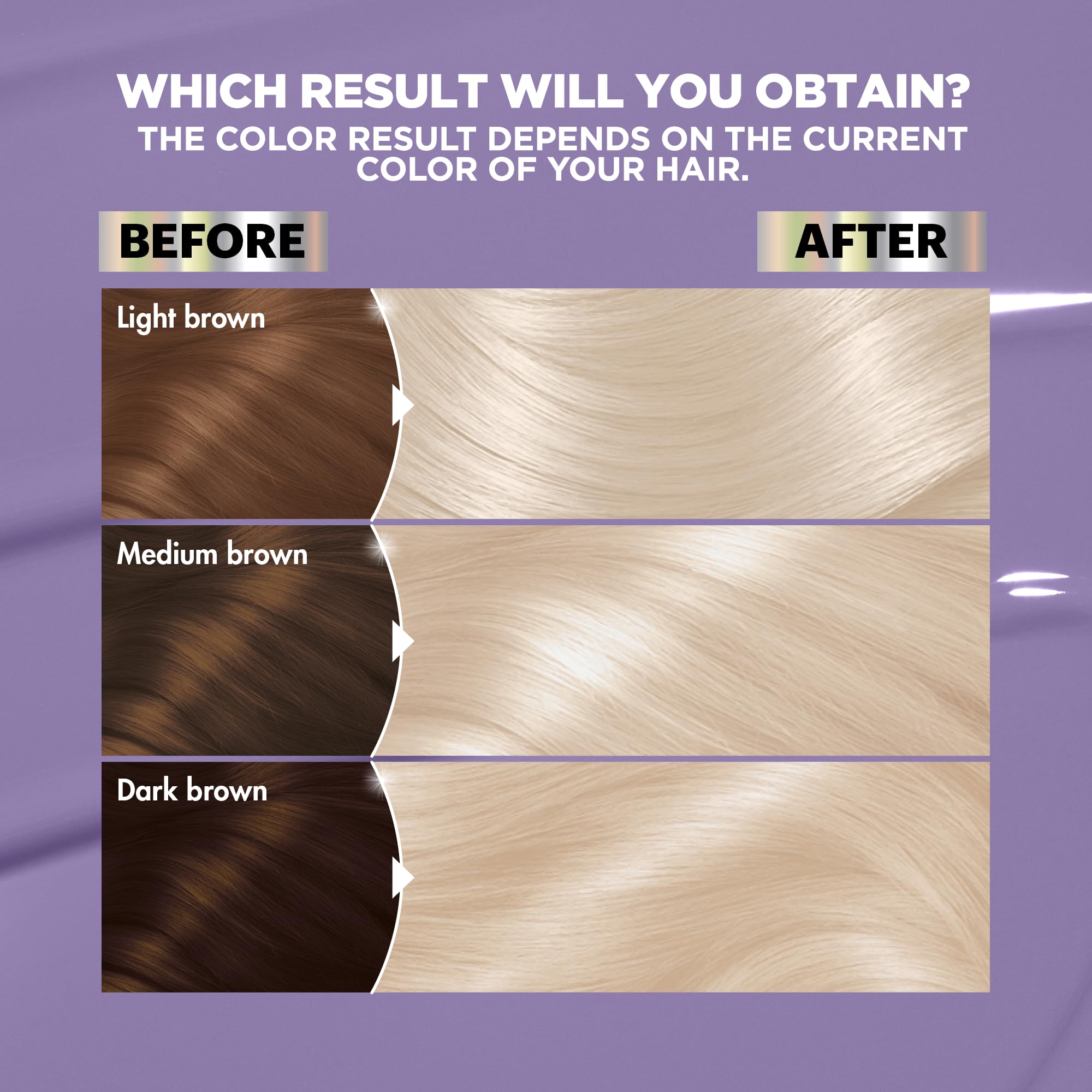 Cabello teñido con PL2 con brillo e intensidad visibles