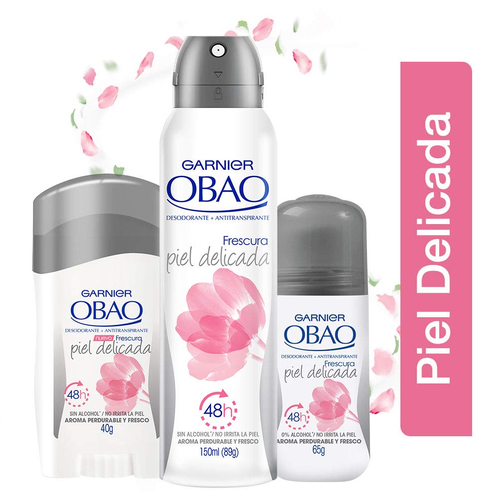 Garnier Obao Desodorante Rodillo, duración larga para todo el día.