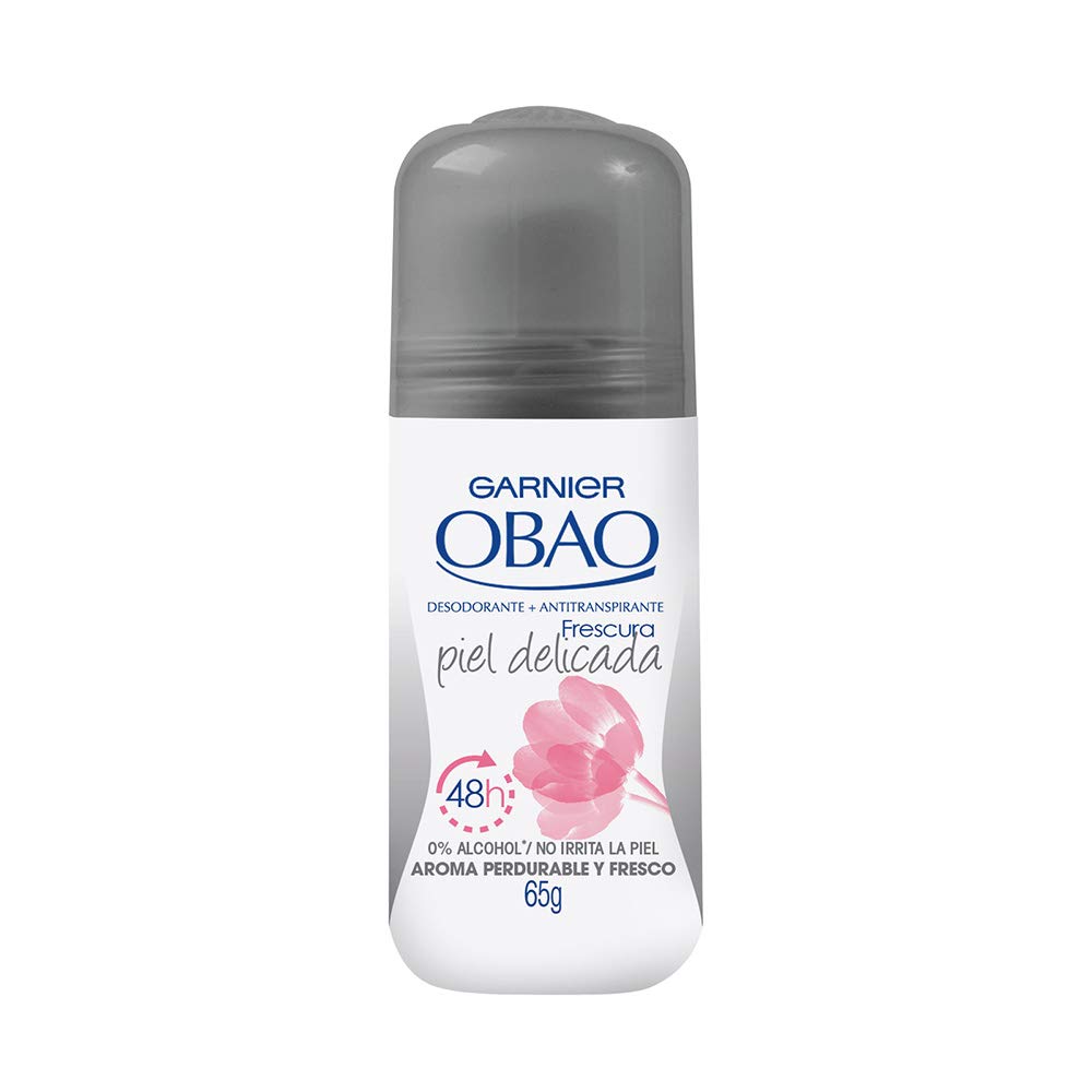 Garnier Obao Desodorante Rodillo, envase práctico para uso diario.