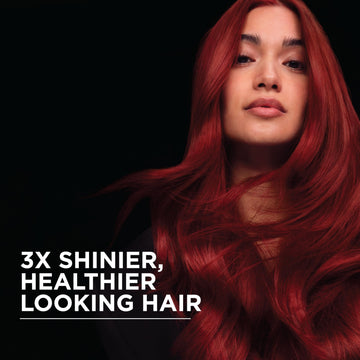 Garnier Olia conditionneur après-coloration pour cheveux hydratés et brillants.
