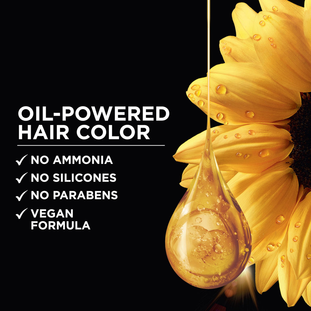 Garnier Olia Noir Platine 2.11, couleur froide et intense.
