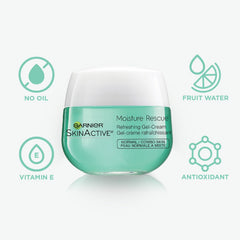 Garnier Rescate de Hidratación: textura suave que hidrata sin engrasar, ideal para piel mixta.