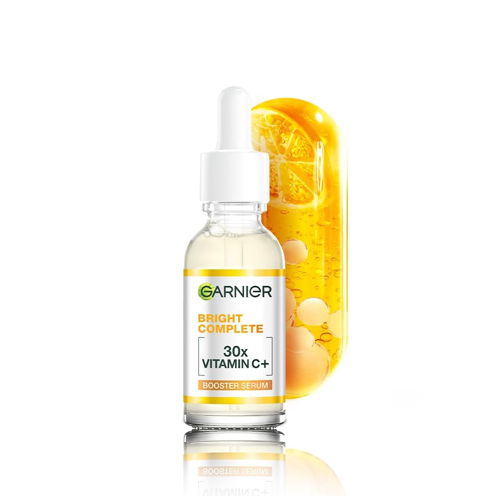 Garnier Skin Naturals Sérum Iluminador, bote de 30 ml, hidratación ligera para uso diario.