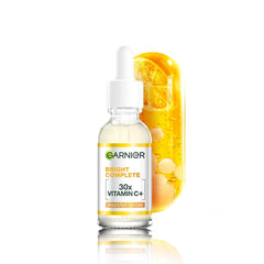 Garnier Skin Naturals Sérum Iluminador, bote de 30 ml, hidratación ligera para uso diario.