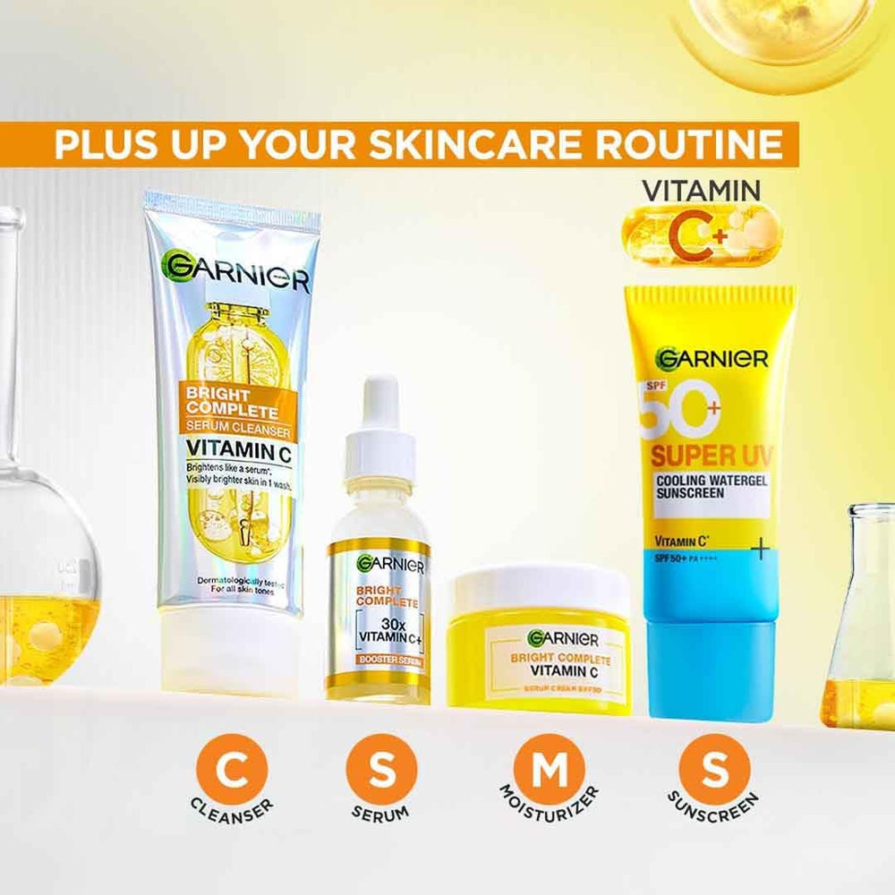 Garnier Skin Naturals Sérum Iluminador, absorción rápida para cuidado diario.