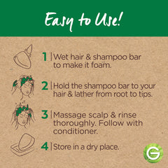 Cabello limpio tras lavar con barra hidratante Coco Aloe