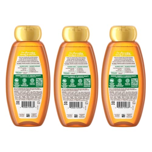 Garnier Whole Blends Champú Argán-Camelia: textura rica para lavado diario