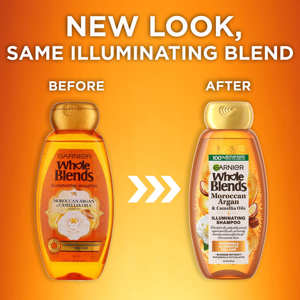 Garnier Whole Blends Champú sin siliconas: fórmula limpia para cabello suave