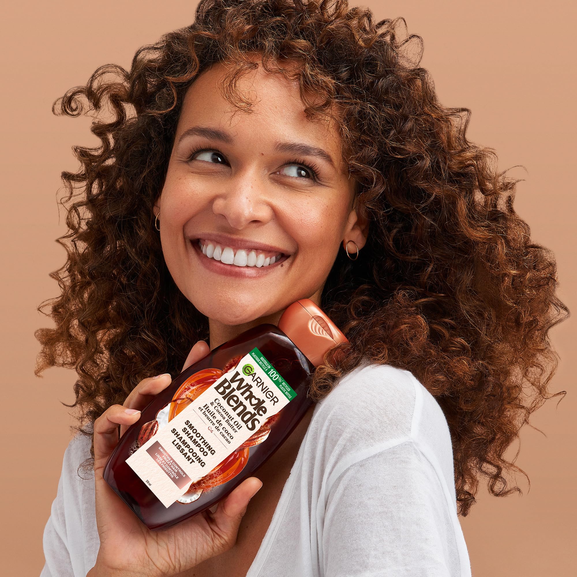 Garnier Whole Blends Sensación ligera, sin grasa tras aplicar el aceite.