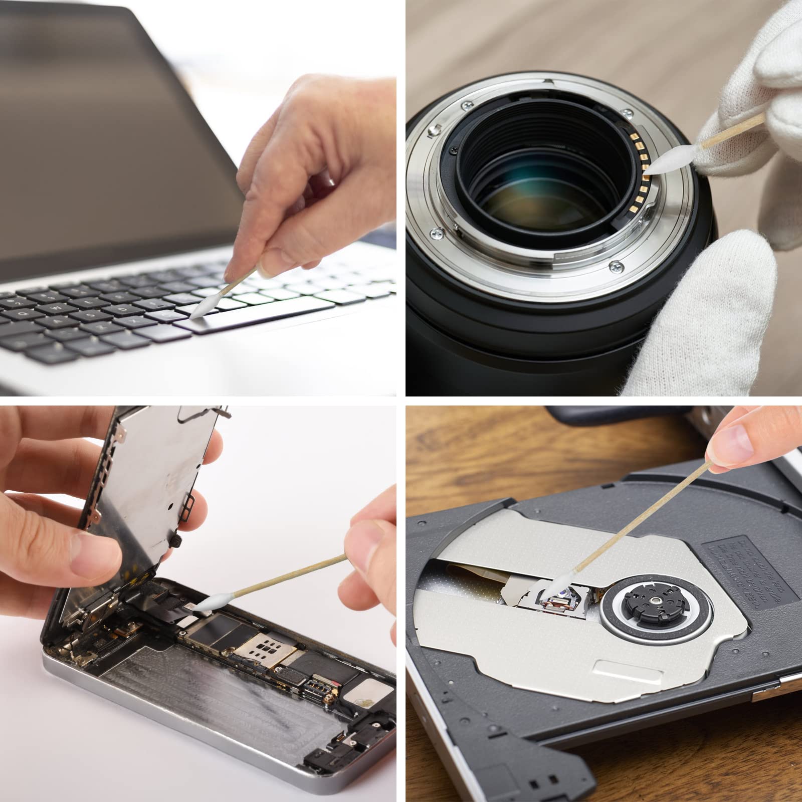 Garrelett hisopos de precisión para manualidades delicadas.