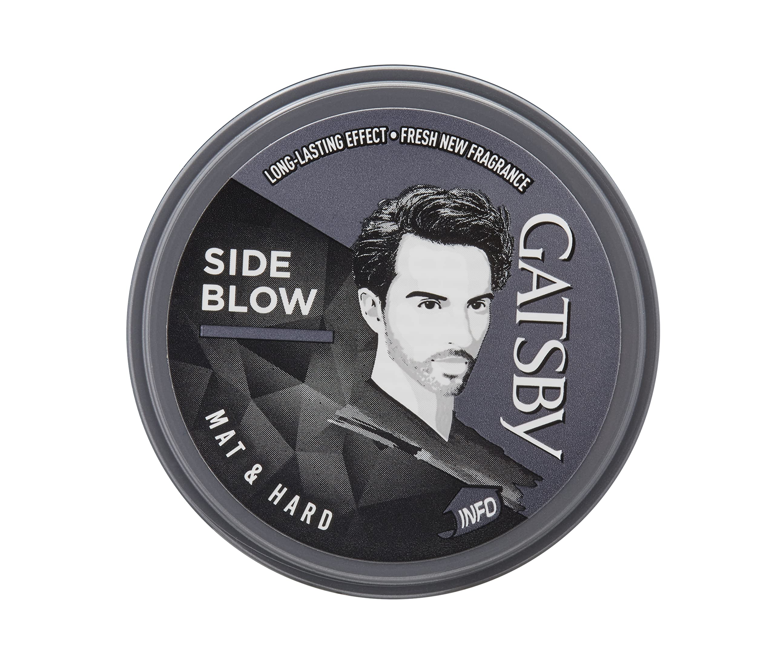 Gatsby cera Mate y Firme 75 g, empaque frontal, acabado limpio y natural