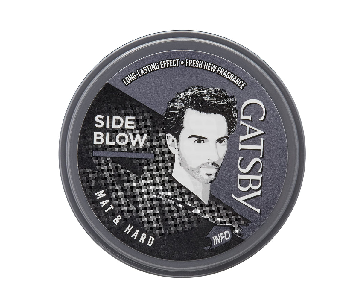 Gatsby cera Mate y Firme 75 g, empaque frontal, acabado limpio y natural