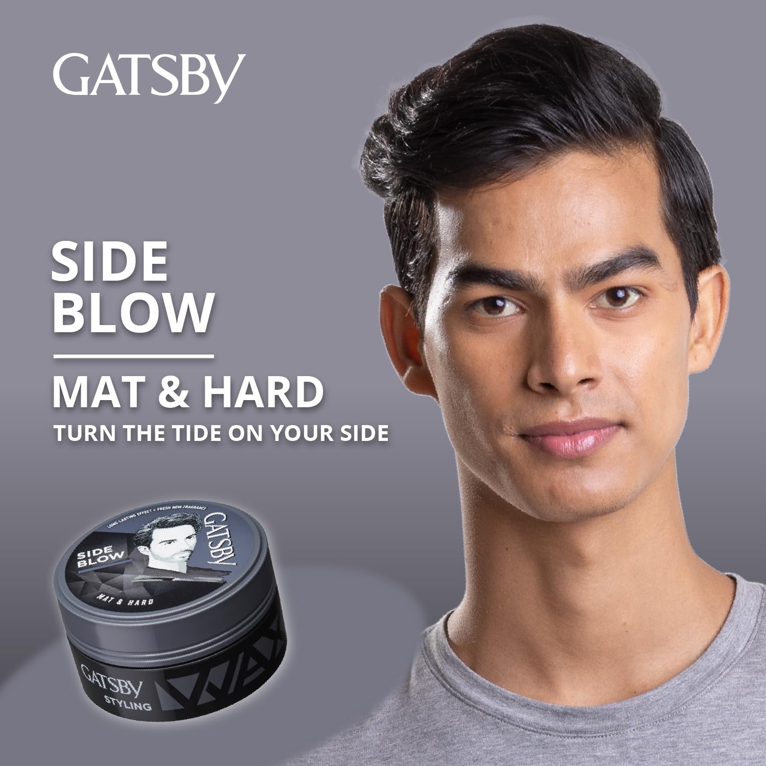 Gatsby cera Mate y Firme, movimiento natural del cabello facilitado
