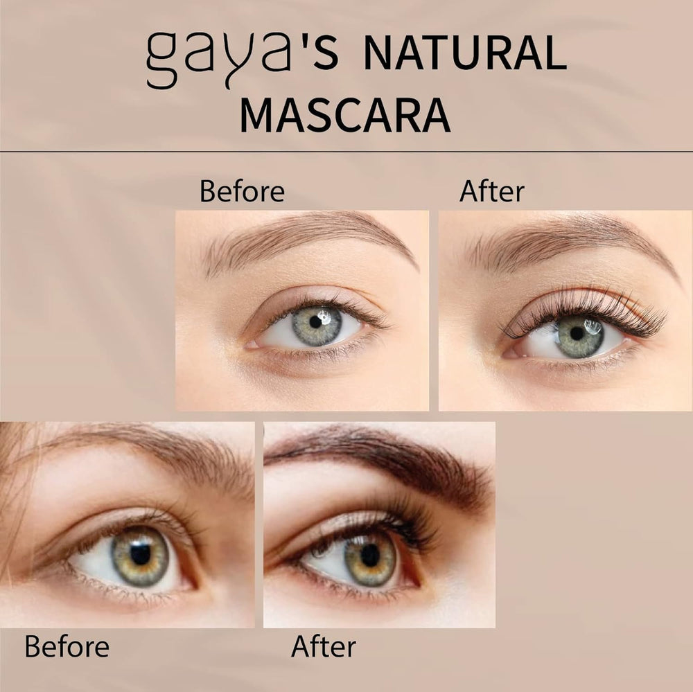 Cerdas definidoras de Gaya Cosmetics separan pestañas sin grumos para mayor claridad.