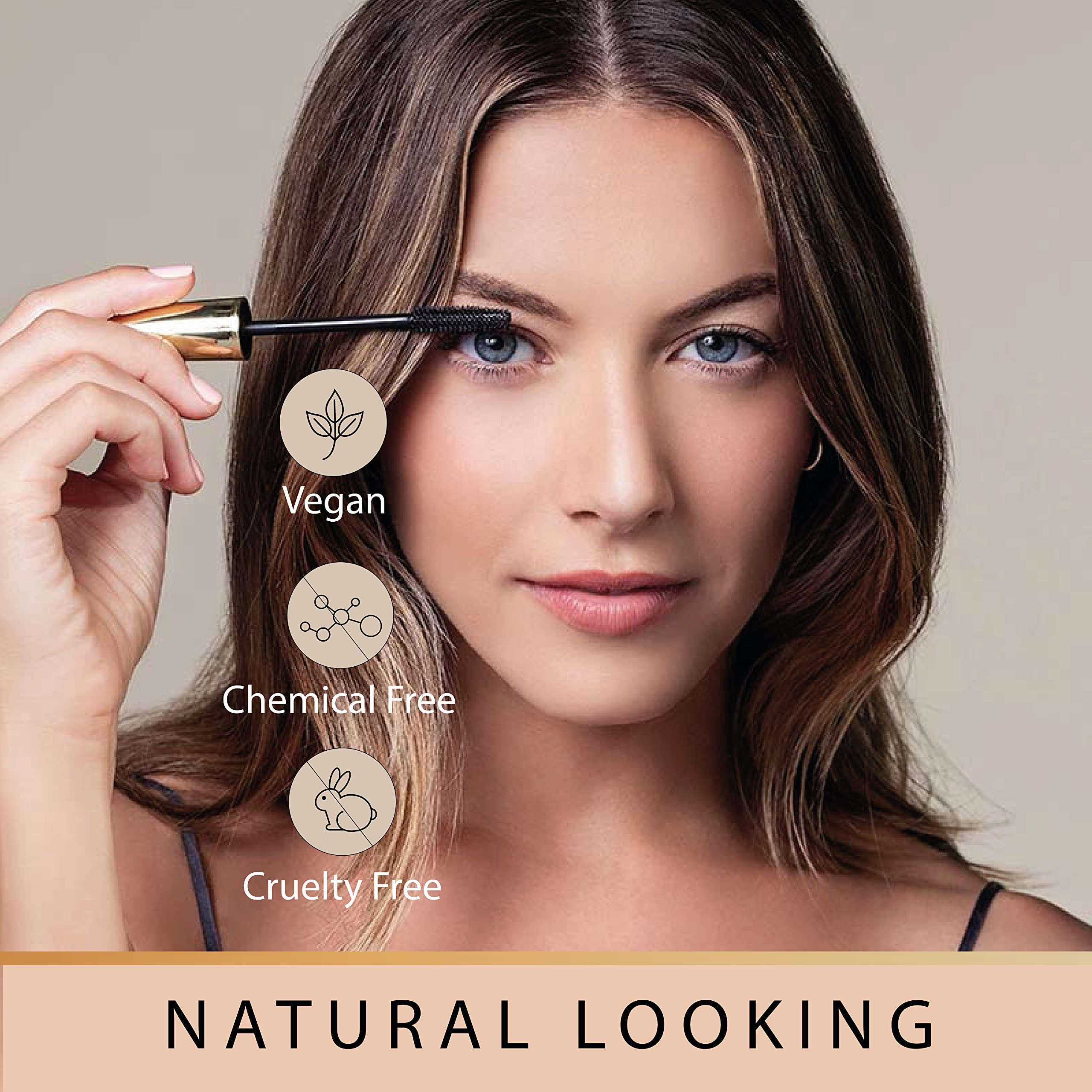 Fórmula sin crueldad animal de Gaya Cosmetics, apta para ojos sensibles.