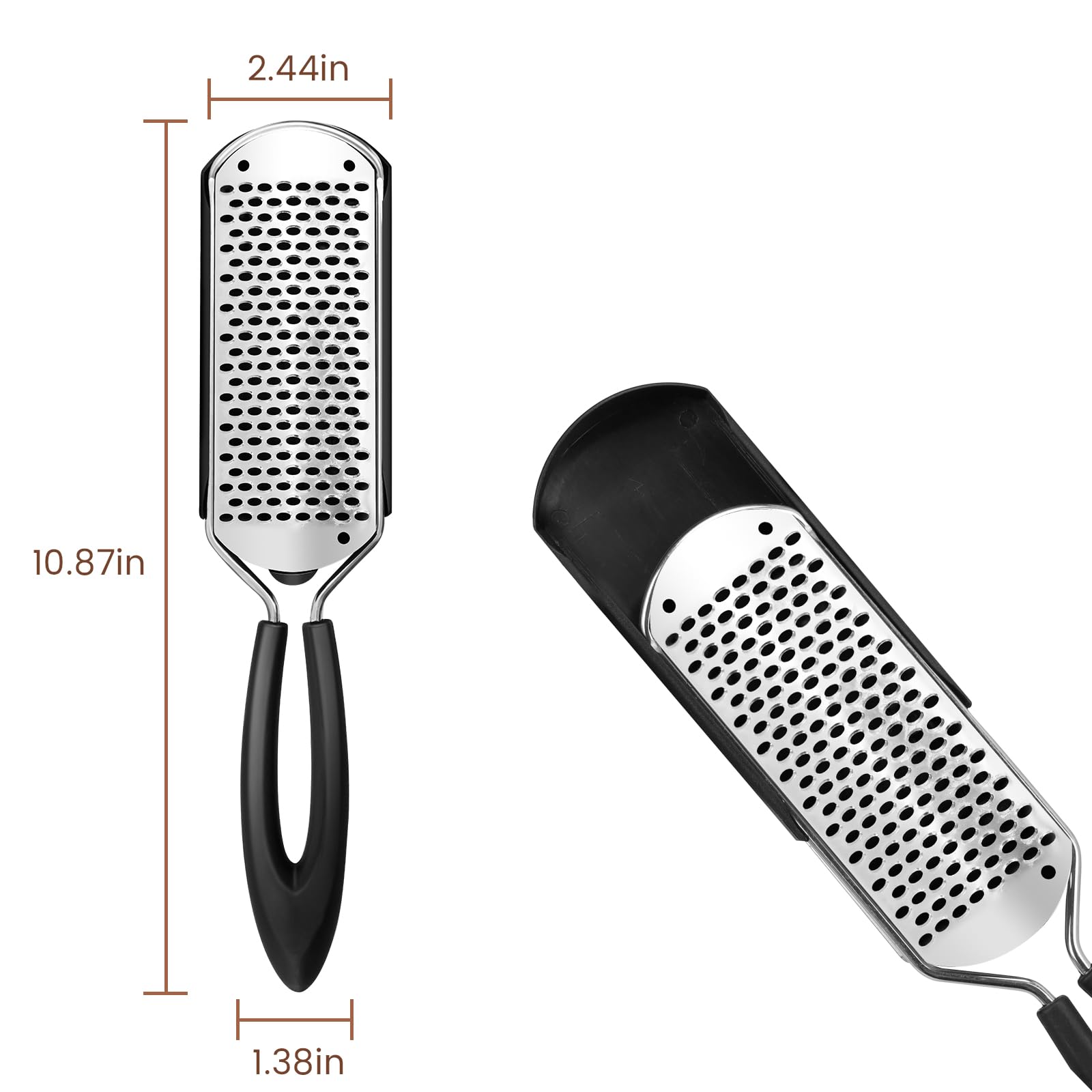 GAZEPLUS sistema-grano-2-en-1 para eliminar callos resistentes sin desorden.