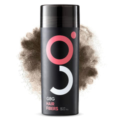 GBG fibres-cheveux moyen-brun en bouteille pour couverture rapide des zones clairsemées.