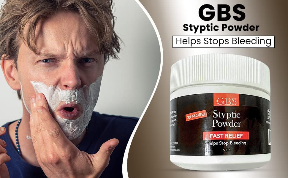 Solución para sangrado nasal leve con polvo estíptico G.B.S Gents