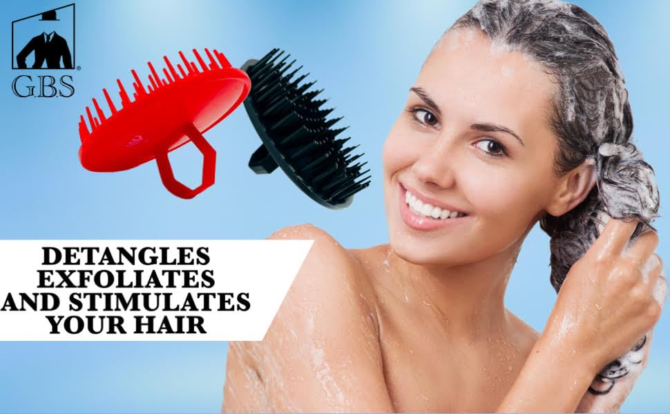 G.B.S cepillo para cabello mojado facilita lavado suave.