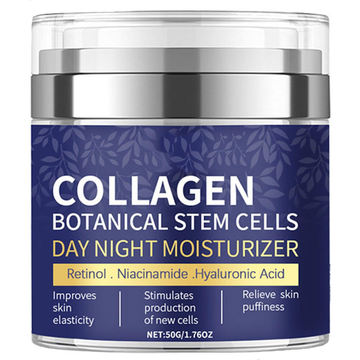 Gcdat crema facial colágeno con bomba sin aire para hidratación diaria.