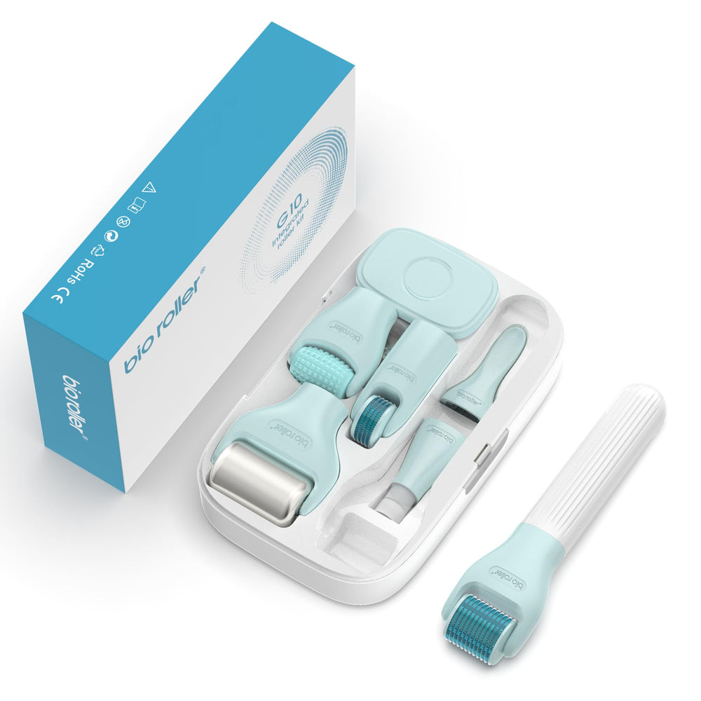 Gdbanlimi Derma Roller 10 en 1, rodillo para barba y rostro.