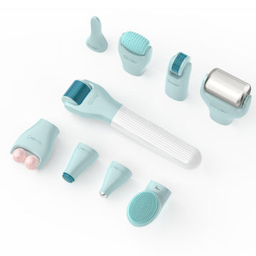 Gdbanlimi Derma Roller 10 en 1, uso doméstico seguro y cómodo.