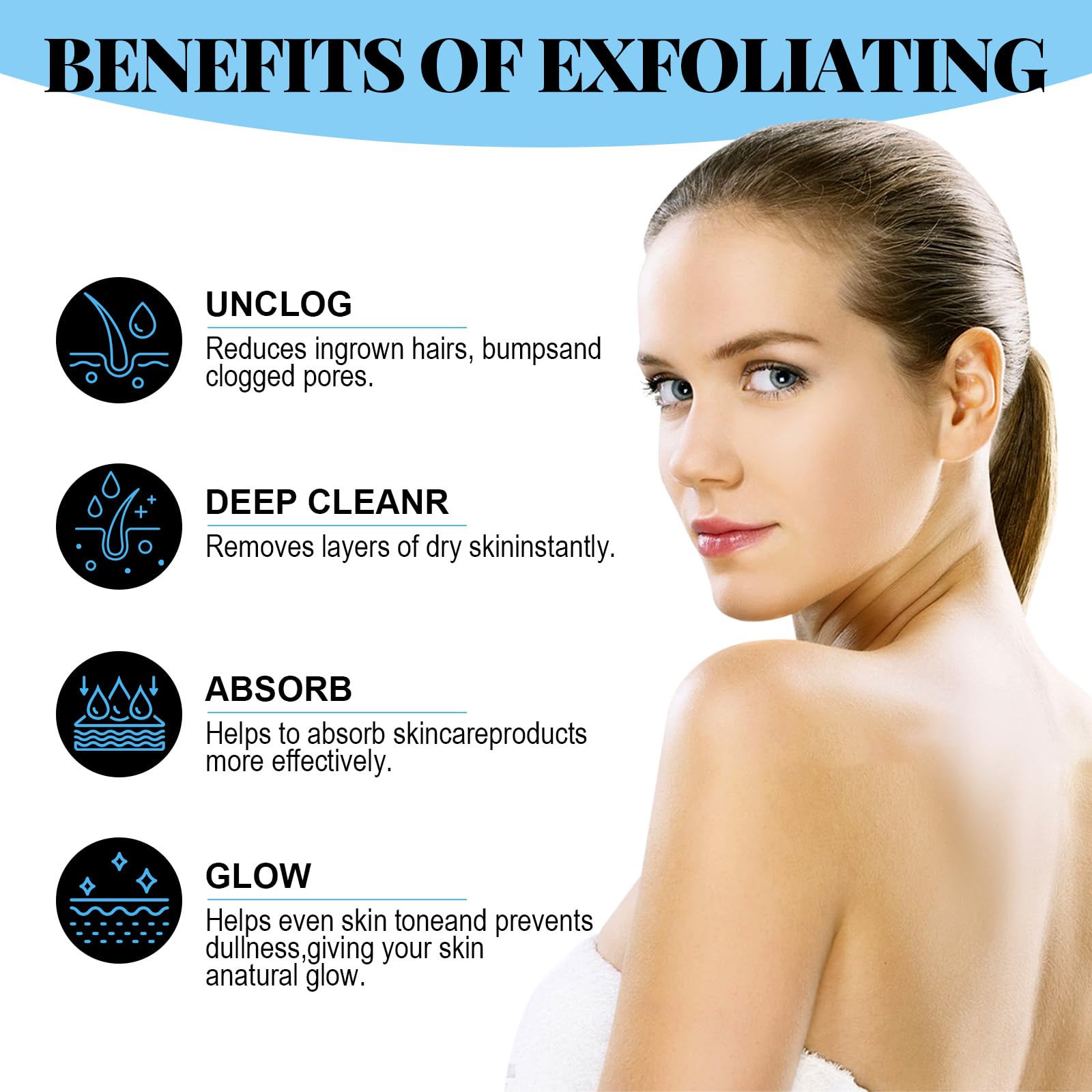 Experiencia de spa en casa con el guante exfoliante Gdrctica.