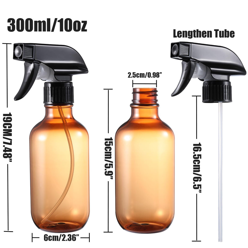 GearTrust botella rociadora de agua transparente, rocía con precisión para riego de plantas.
