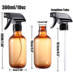 GearTrust botella rociadora de agua transparente, rocía con precisión para riego de plantas.