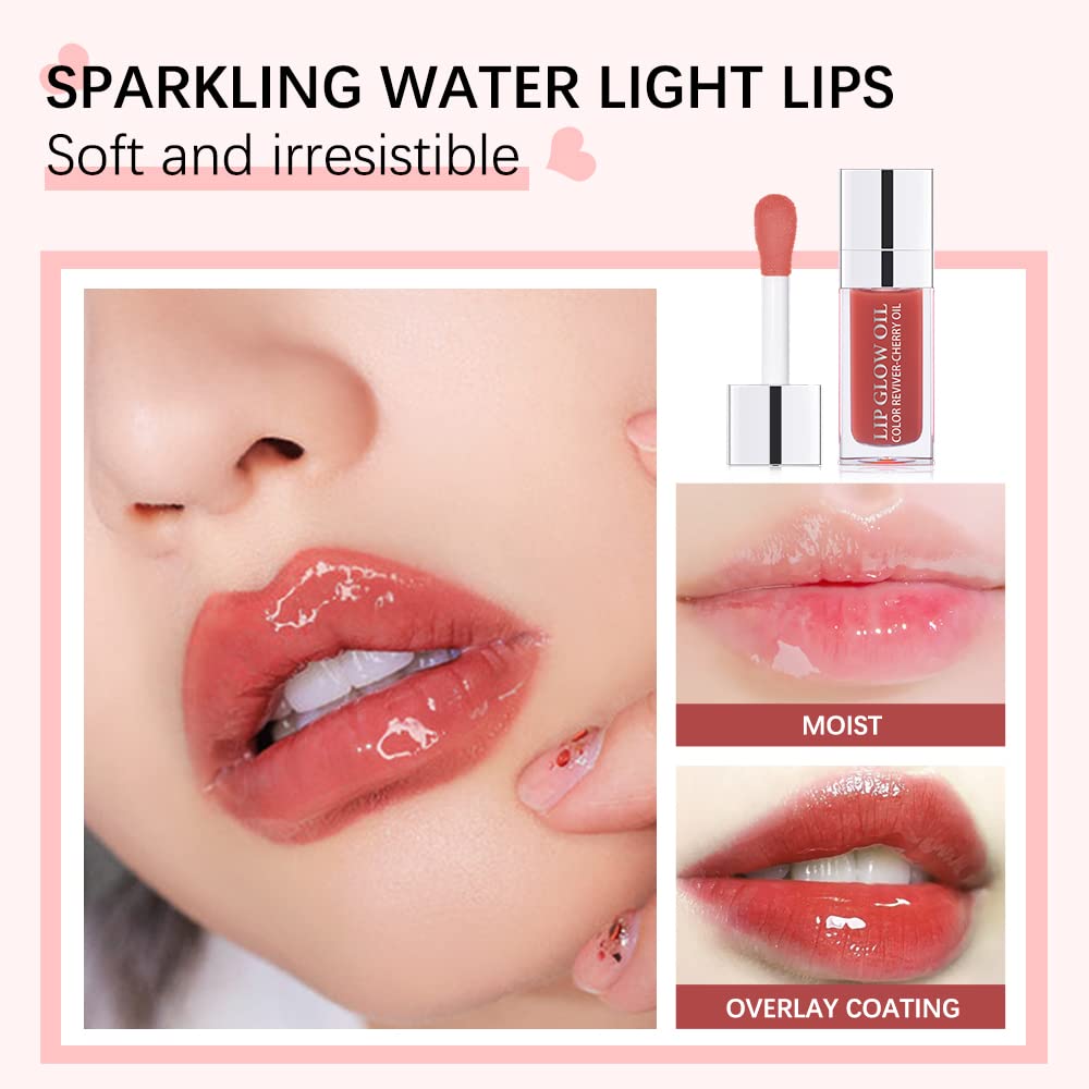 GECOMO Aceite Brillo Labios, aceites vegetales que nutren labios.