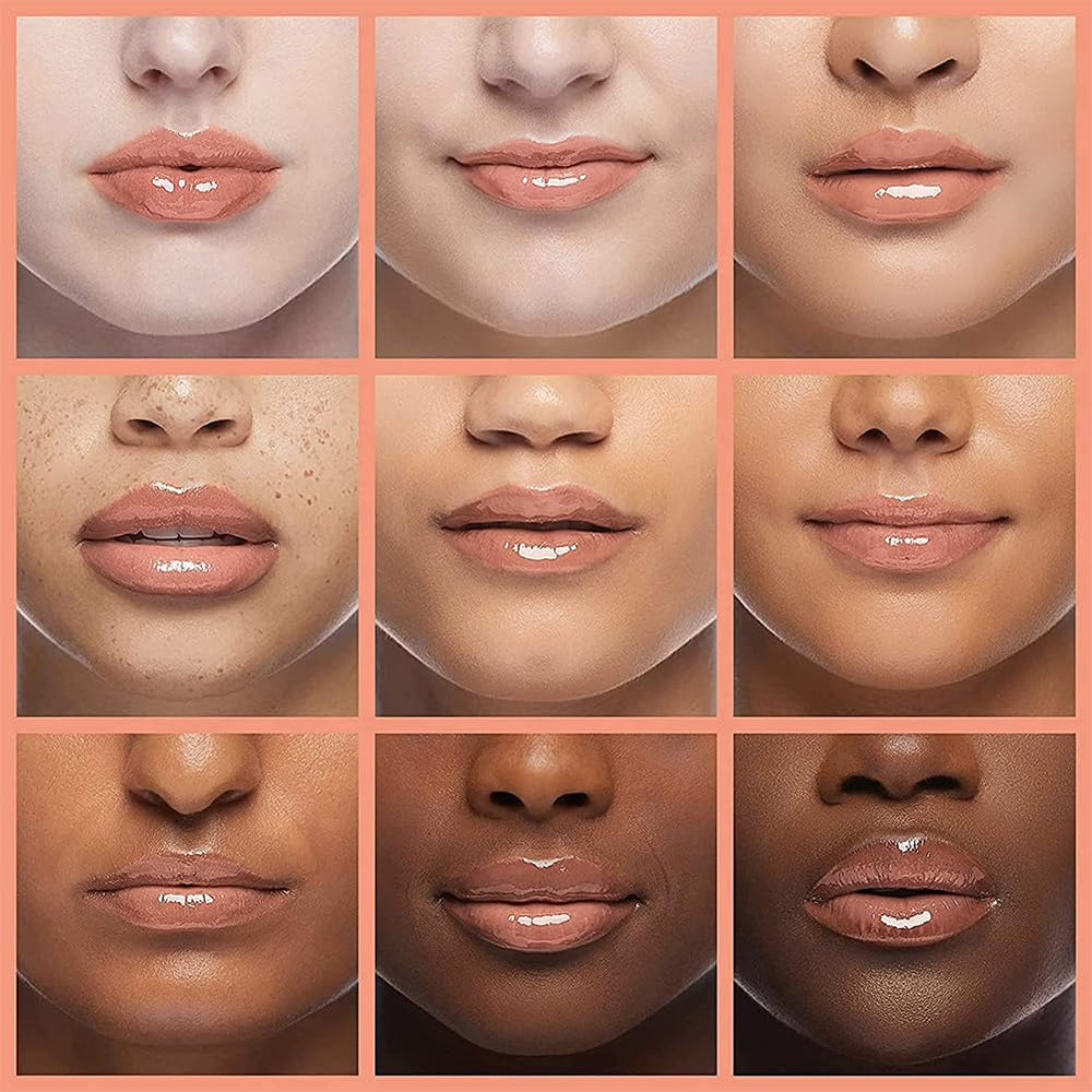 GECOMO Aceite Brillo Labios, ingrediente natural con vitamina E para nutrición suave.